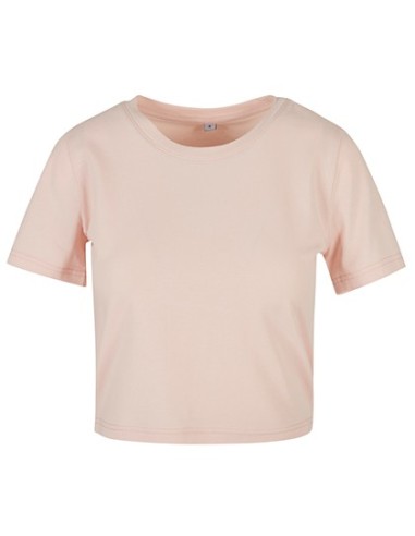 B-BY042-Ladies Cropped Tee